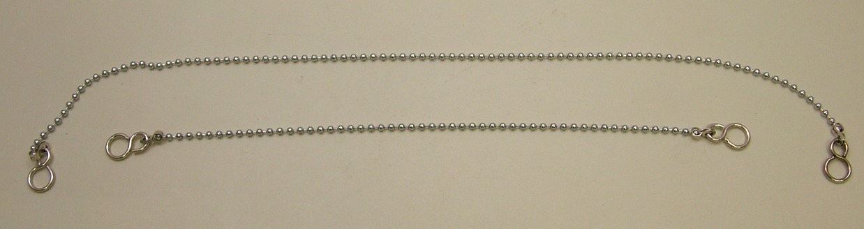 12 inch 300mm Sink chain silver NEW LINE